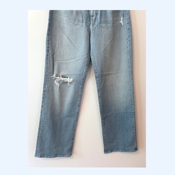 MOTHER The High Waisted Tunnel Vision Sneak Jeans (Sippin' Sweet Tea) Sz 31 NWT - Picture 6 of 10